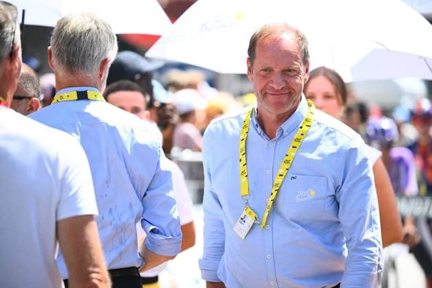 Tour de France 2026 Stage 10 LE LIORAN, FRANCE - JULY 14 : Prudhomme Christian (FRA) director of ASO during stage 10 of the 113rd edition of Tour de France an UCI World Tour 2.UWT cycling road race stage for Men Elite of 167 km with start in Aurillac and finish in Le Lioran on July 14, 2026 in Le Lioran, France, 14 07 2026 Le Lioran France  Copyright: xGarnierxEtiennex