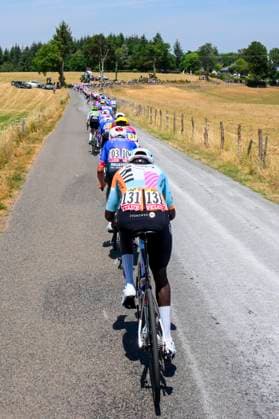 Tour de France 2026 Stage 10 LE LIORAN, FRANCE - JULY 14 : Girmay Biniam (ERI) of NSN Cycling Team in action during stage 10 of the 113rd edition of Tour de France an UCI World Tour 2.UWT cycling road race stage for Men Elite of 167 km with start in Aurillac and finish in Le Lioran on July 14, 2026 in Le Lioran, France, 14 07 2026 Le Lioran France  Copyright: xPaponxBernardx