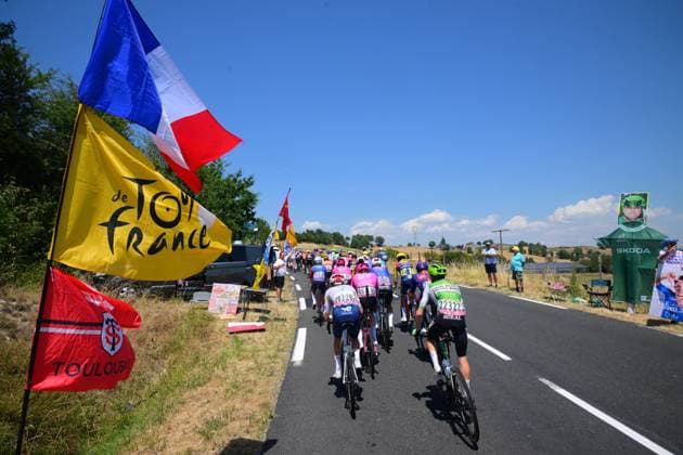 Tour de France 2026 Stage 10 LE LIORAN, FRANCE - JULY 14 : Illustration picture during stage 10 of the 113rd edition of Tour de France an UCI World Tour 2.UWT cycling road race stage for Men Elite of 167 km with start in Aurillac and finish in Le Lioran on July 14, 2026 in Le Lioran, France, 14 07 2026 Le Lioran France  Copyright: xPaponxBernardx