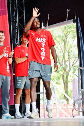 Denis Zakaria , Schweiz, Schweizer Nationalteam Empfang Zürich, WM-Rückkehr der Schweizer Nati, Empfang nach der WM 2026, 2026, 14.07.2026, Turbinenplatz, Zürich, Schweiz Zürich Turbinenplatz Schweiz *** Denis Zakaria, Switzerland, Swiss National Team Welcome Ceremony in Zurich, World Cup Return of the Swiss National Team, Welcome Ceremony after the 2026 World Cup, 2026, July 14, 2026, Turbinenplatz, Zurich, Switzerland, Zurich, Turbinenplatz, Switzerland Copyright: xGrantxHubbsx