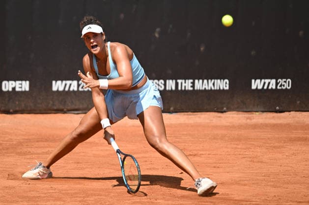UniCredit IASI OPEN Mayar Sherif of Egypt plays against Dalma Gulf of Hungary during the Unicredit Iasi Open game, in Iasi, Romania, on July 14, 2026. Imago Images Alex Nicodim Copyright: xAlexxNicodimx