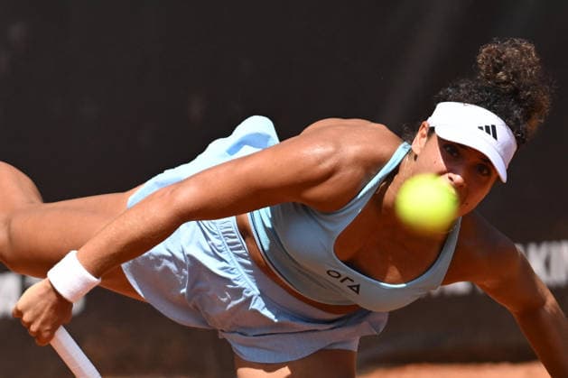 UniCredit IASI OPEN Mayar Sherif of Egypt plays against Dalma Gulf of Hungary during the Unicredit Iasi Open game, in Iasi, Romania, on July 14, 2026. Imago Images Alex Nicodim Copyright: xAlexxNicodimx