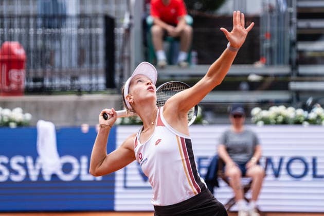 TENNIS - WTA, Tennis Damen Generali Open Ladies Kitzbuehel KITZBUEHEL,AUSTRIA,14.JUL.26 - TENNIS - WTA Tour, Generali Open Ladies Kitzbuehel. Image shows Sinja Kraus (AUT).  GEPAxpictures xJulioxArellano