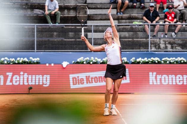 TENNIS - WTA, Tennis Damen Generali Open Ladies Kitzbuehel KITZBUEHEL,AUSTRIA,14.JUL.26 - TENNIS - WTA Tour, Generali Open Ladies Kitzbuehel. Image shows Sinja Kraus (AUT).  GEPAxpictures xJulioxArellano