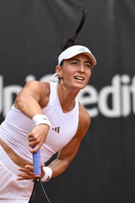 UniCredit IASI OPEN Elina Avanesyan of Armenia plays against Moyuka Uchijima of Japan during the Unicredit Iasi Open game, in Iasi, Romania, on July 14, 2026. Imago Images Alex Nicodim Copyright: xAlexxNicodimx