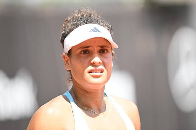UniCredit IASI OPEN Mayar Sherif of Egypt plays against Dalma Gulf of Hungary during the Unicredit Iasi Open game, in Iasi, Romania, on July 14, 2026. Imago Images Alex Nicodim Copyright: xAlexxNicodimx