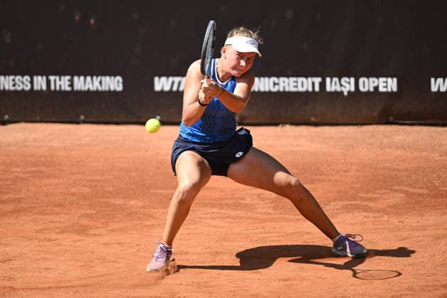 UniCredit IASI OPEN Alevtina Ibragimova plays against Dominika Salkova of Czech Republic during the Unicredit Iasi Open game, in Iasi, Romania, on July 14, 2026. Imago Images Alex Nicodim Copyright: xAlexxNicodimx