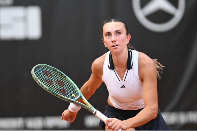 UniCredit IASI OPEN Ipek Oz of Turkey plays against Oleksandra Oliynykova of Ukraine during the Unicredit Iasi Open game, in Iasi, Romania, on July 14, 2026. Imago Images Alex Nicodim Copyright: xAlexxNicodimx