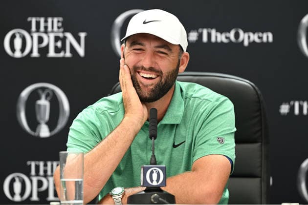 Scottie Scheffler (USA) press conference, PK, Pressekonferenz 154th Open Golf Championships, Royal Birkdale, Southport, UK - 14 Jul 2026Southport Royal Birkdale United Kingdom  Copyright: xGreigxCowie Shutterstockx 16988289dl