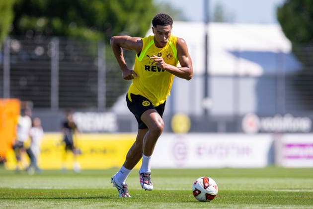 14.07.2026, Fussball, Training von Borussia Dortmund. Jobe Bellingham (Borussia Dortmund). Dortmund Trainingsgelände des BVB NRW Deutschland xRHR-FOTO DEx *** July 14, 2026, Soccer, Borussia Dortmund training session, Jobe Bellingham, Borussia Dortmund, BVB training facility, NRW, Germany, xRHR, PHOTO DEx Copyright: DennisxEwert RHR-FOTOx RHR-FOTO DE
