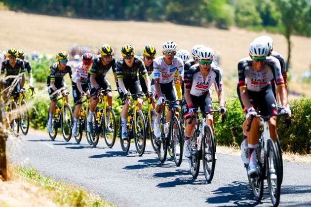 Tour de France 2026 Stage 10 LE LIORAN, FRANCE - JULY 14 : Del Toro Isaac (MEX) of UAE Team Emirates XRG in action during stage 10 of the 113rd edition of Tour de France an UCI World Tour 2.UWT cycling road race stage for Men Elite of 167 km with start in Aurillac and finish in Le Lioran on July 14, 2026 in Le Lioran, France, 14 07 2026 Le Lioran France  Copyright: xLucaxBettinix