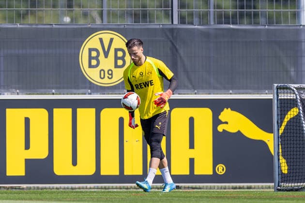 14.07.2026, Fussball, Training von Borussia Dortmund. Torwart Diant Ramaj (Borussia Dortmund). Dortmund Trainingsgelände des BVB NRW Deutschland xRHR-FOTO DEx *** July 14, 2026, Soccer, Borussia Dortmund goalkeeper Diant Ramaj in training, Borussia Dortmund, BVB training facility, North Rhine-Westphalia, Germany, xRHR PHOTO DEx Copyright: DennisxEwert RHR-FOTOx RHR-FOTO DE