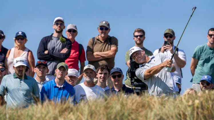 260713 Birkdale, Southport, England The Open Championship at Royal Birkdale Golf Club Ludvig Aberg, Sweden, during Monday s practice round ahead of the British Open at Royal Birkdale, Southport, England, , July 13, 2026. Photo Christer Höglund TT code 1019 SPOUTHPORT UK x1019x *** July 13, 2026 Birkdale, Southport, England The Open Championship at Royal Birkdale Golf Club Ludvig Aberg of Sweden during Monday’s practice round ahead of the British Open at Royal Birkdale, Southport, England, , July 13, 2026 Photo by Christer Höglund TT code 1019 SPOUTHPORT UK x1019x  Copyright: xChristerxHöglund TTx GOLF BRITISH OPEN
