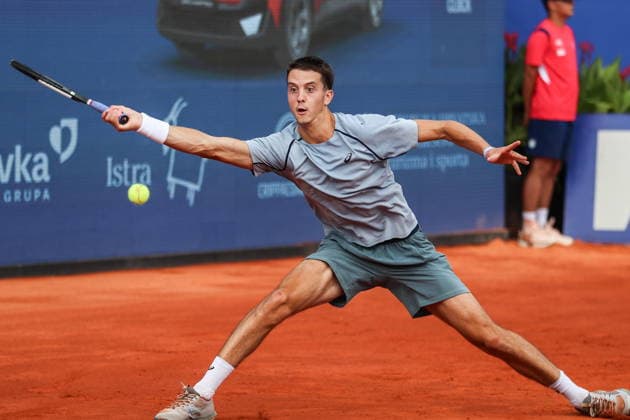 Umag 14.07.2026. Tenis PLAVA LAGUNA CROATIA OPEN Tennis PLAVA LAGUNA CROATIA OPEN Nz Matej Dodig Fot. Kacper Staniec NEWSPIX.PL --- newspix.pl 