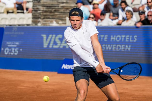 260714 Max Dahlin of Sweden during day 2 of the Nordea Open on July 14, 2026 in Bastad. Photo: Niclas Jönsson BILDBYRAN COP 273 NO0429 tennis ATP, Tennis Herren 250 nordea open bbeng sverige sweden *** 260714 Max Dahlin of Sweden on Day 2 of the Nordea Open on July 14, 2026, in Bastad. Photo by Niclas Jönsson, BILDBYRAN COP 273 NO0429 tennis atp 250 nordea open bbeng sverige sweden  Copyright: NICLASxJÖNSSON BB260714NO003