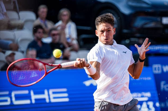 260714 Sebastian Baez of Argentina during day 2 of the Nordea Open on July 14, 2026 in Bastad. Photo: Niclas Jönsson BILDBYRAN COP 273 NO0429 tennis ATP, Tennis Herren 250 nordea open bbeng *** 260714 Sebastian Baez of Argentina during Day 2 of the Nordea Open on July 14, 2026, in Bastad. Photo by Niclas Jönsson, BILDBYRAN COP 273 NO0429 tennis atp 250 nordea open bbeng  Copyright: NICLASxJÖNSSON BB260714NO013