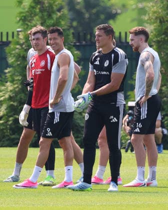July 14, 2026, Chicago, Illinois, USA: ROBERT LEWANDOWSKI of Poland during the first practise session with MLS, Fussball Herren, USA team Chicago Fire after signed two years contract, Chicago, USA. Chicago USA - ZUMAc278 20260714_zsp_c278_004 Copyright: xMarcinxCholewinskix