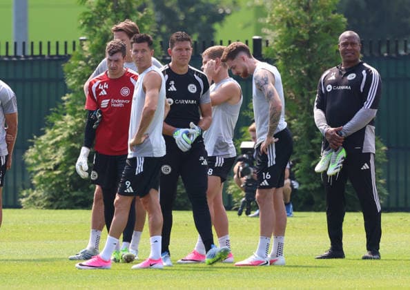 July 14, 2026, Chicago, Illinois, USA: ROBERT LEWANDOWSKI of Poland during the first practise session with MLS, Fussball Herren, USA team Chicago Fire after signed two years contract, Chicago, USA. Chicago USA - ZUMAc278 20260714_zsp_c278_003 Copyright: xMarcinxCholewinskix
