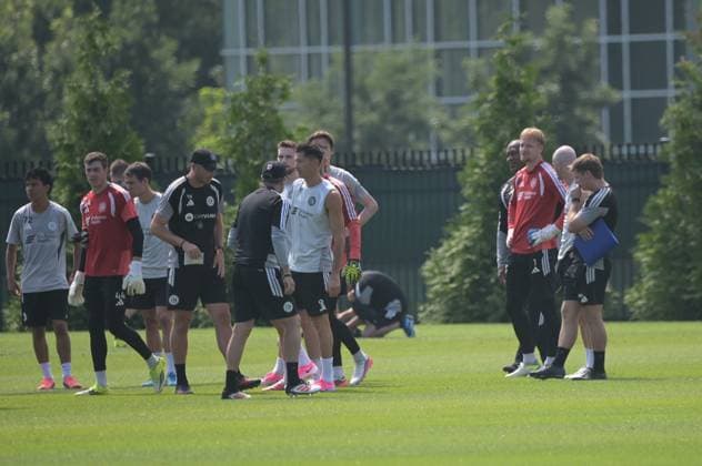 Lewandowski first training with Chicago fire CHICAGO, UNITED STATES - JULY 14: Poland s Robert Lewandowski attends in his first training session with his new club Chicago Fire FC at Endeavor Health Performance Center in Chicago, United States, on July 14, 2026. Jacek Boczarski Anadolu Chicago United States. Editorial use only. Please get in touch for any other usage.  Copyright: x2026xAnadoluxJacekxBoczarskix