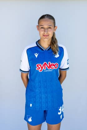 1.BL Frauen, Porträttermin 2026 2027 Svenja Vöhringer; TSG 1899 Hoffenheim St. Leon-Rot Förderzentrum St. Leon-Rot Baden-Württemberg Deutschland *** 1st Division Women, Photo Shoot 2026–2027 Svenja Vöhringer TSG 1899 Hoffenheim St. Leon Rot St. Leon Rot Training Center Baden-Württemberg Germany Copyright: xNordphotox xMemmlerx