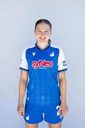 1.BL Frauen, Porträttermin 2026 2027 Jonna van de Velde; TSG 1899 Hoffenheim St. Leon-Rot Förderzentrum St. Leon-Rot Baden-Württemberg Deutschland *** 1st Division Women, Photo Shoot 2026–2027 Jonna van de Velde TSG 1899 Hoffenheim St. Leon Rot St. Leon Rot Training Center Baden-Württemberg Germany Copyright: xNordphotox xMemmlerx