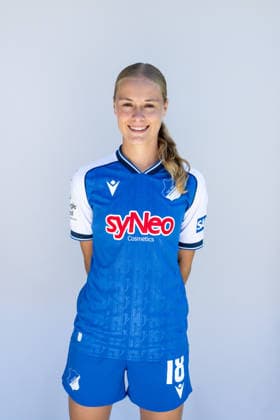 1.BL Frauen, Porträttermin 2026 2027 Ilse Kemper; TSG 1899 Hoffenheim St. Leon-Rot Förderzentrum St. Leon-Rot Baden-Württemberg Deutschland *** 1st Division Women, Photo Shoot 2026–2027 Ilse Kemper TSG 1899 Hoffenheim St. Leon Rot Training Center St. Leon Rot Baden-Württemberg Germany Copyright: xNordphotox xMemmlerx