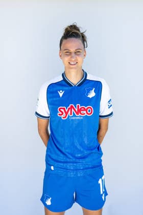 1.BL Frauen, Porträttermin 2026 2027 Franziska Harsch: TSG 1899 Hoffenheim St. Leon-Rot Förderzentrum St. Leon-Rot Baden-Württemberg Deutschland *** 1st Division Women, Photo Shoot 2026–2027 Franziska Harsch TSG 1899 Hoffenheim St. Leon Rot St. Leon Rot Training Center Baden-Württemberg Germany Copyright: xNordphotox xMemmlerx