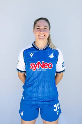 1.BL Frauen, Porträttermin 2026 2027 Nadine Bitzer; TSG 1899 Hoffenheim St. Leon-Rot Förderzentrum St. Leon-Rot Baden-Württemberg Deutschland *** 1st Division Women, Photo Shoot 2026–2027 Nadine Bitzer TSG 1899 Hoffenheim St. Leon Rot St. Leon Rot Development Center Baden-Württemberg Germany Copyright: xNordphotox xMemmlerx