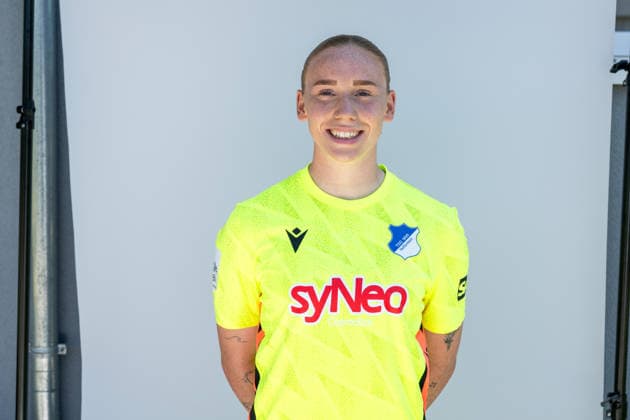 1.BL Frauen, Porträttermin 2026 2027 Laura Dick; TSG 1899 Hoffenheim St. Leon-Rot Förderzentrum St. Leon-Rot Baden-Württemberg Deutschland *** 1st Division Women, Photo Shoot 2026–2027 Laura Dick TSG 1899 Hoffenheim St. Leon Rot St. Leon Rot Training Center Baden-Württemberg Germany Copyright: xNordphotox xMemmlerx
