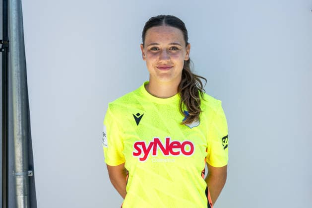1.BL Frauen, Porträttermin 2026 2027 Romy Bräutigam; TSG 1899 Hoffenheim St. Leon-Rot Förderzentrum St. Leon-Rot Baden-Württemberg Deutschland *** 1st Division Women, Photo Shoot 2026–2027 Romy Bräutigam TSG 1899 Hoffenheim St. Leon Rot St. Leon Rot Training Center Baden-Württemberg Germany Copyright: xNordphotox xMemmlerx