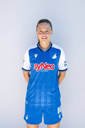 1.BL Frauen, Porträttermin 2026 2027 Valesca Ampoorter; TSG 1899 Hoffenheim St. Leon-Rot Förderzentrum St. Leon-Rot Baden-Württemberg Deutschland *** 1st Division Women, Photo Shoot 2026–2027 Valesca Ampoorter TSG 1899 Hoffenheim St. Leon Rot Training Center St. Leon Rot Baden-Württemberg Germany Copyright: xNordphotox xMemmlerx