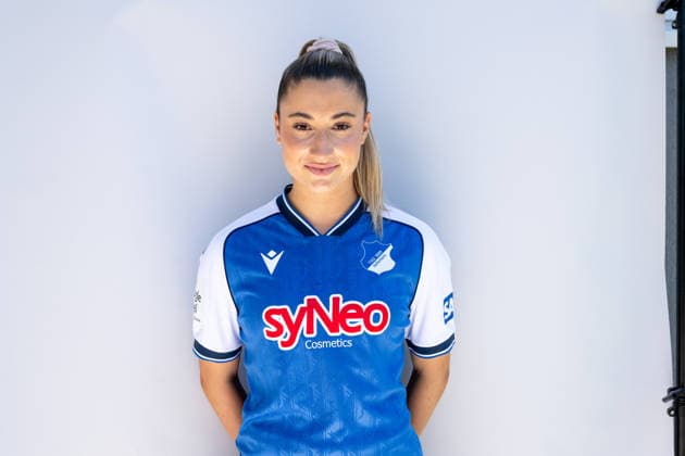 1.BL Frauen, Porträttermin 2026 2027 Janna Grimm; TSG 1899 Hoffenheim St. Leon-Rot Förderzentrum St. Leon-Rot Baden-Württemberg Deutschland *** 1st Division Women, Photo Shoot 2026–2027 Janna Grimm TSG 1899 Hoffenheim St. Leon Rot Training Center St. Leon Rot Baden-Württemberg Germany Copyright: xNordphotox xMemmlerx