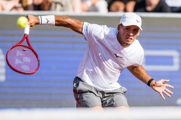 260714 Sebastian Baez of Argentina during day 2 of the Nordea Open on July 14, 2026 in Bastad. Photo: Niclas Jönsson BILDBYRAN COP 273 NO0429 tennis ATP, Tennis Herren 250 nordea open bbeng *** 260714 Sebastian Baez of Argentina during Day 2 of the Nordea Open on July 14, 2026, in Bastad. Photo by Niclas Jönsson, BILDBYRAN COP 273 NO0429 tennis atp 250 nordea open bbeng  Copyright: NICLASxJÖNSSON BB260714NO042