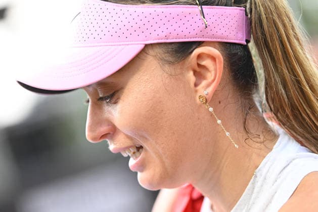 UniCredit IASI OPEN Paula Badosa of Spain plays during a single game against Anhelina Kalinina of Ukraine at Unicredit Iasi Open, in Iasi, Romania, on July 14, 2026. Imago Images Alex Nicodim Copyright: xAlexxNicodimx