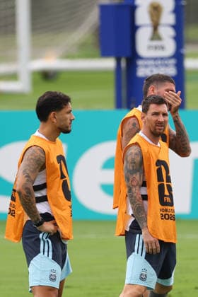 Argentina™s forward Lionel Messi takes part in an MD-1 training session one day ahead of the 2026 World Cup semi- final match between England and Argentina, at Atlanta United FC Training Center, on July 14, 2026 in Marietta, Georgia, United States.¨(Photo by Alejandro PAGNI PHOTOxPHOTO) MARIETTA UNITED STATES *** Argentina™s forward Lionel Messi takes part in a Day 1 training session one day before the 2026 World Cup semifinal match between England and Argentina, at the Atlanta United FC Training Center, on July 14, 2026, in Marietta, Georgia, United States ¨ Photo by Alejandro PAGNI PHOTOxPHOTO MARIETTA UNITED STATES Copyright: xALEJANDROxPAGNIx