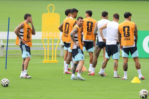 Argentina™s forward Lionel Messi takes part in an MD-1 training session one day ahead of the 2026 World Cup semi- final match between England and Argentina, at Atlanta United FC Training Center, on July 14, 2026 in Marietta, Georgia, United States.¨(Photo by Alejandro PAGNI PHOTOxPHOTO) MARIETTA UNITED STATES *** Argentina™s forward Lionel Messi takes part in a Day 1 training session one day before the 2026 World Cup semifinal match between England and Argentina, at the Atlanta United FC Training Center, on July 14, 2026, in Marietta, Georgia, United States ¨ Photo by Alejandro PAGNI PHOTOxPHOTO MARIETTA UNITED STATES Copyright: xALEJANDROxPAGNIx
