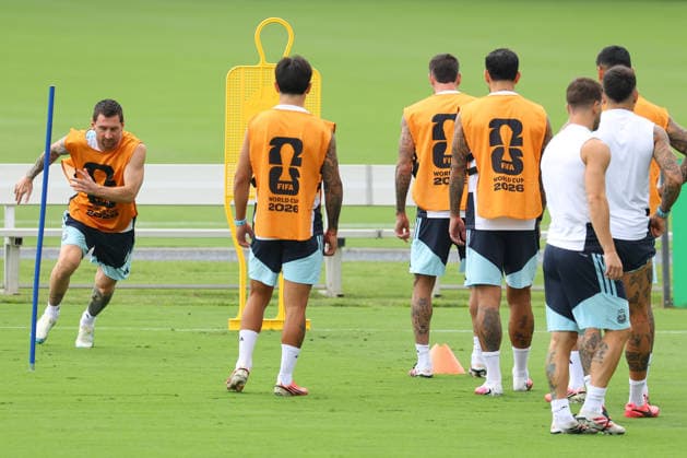 Argentina™s forward Lionel Messi takes part in an MD-1 training session one day ahead of the 2026 World Cup semi- final match between England and Argentina, at Atlanta United FC Training Center, on July 14, 2026 in Marietta, Georgia, United States.¨(Photo by Alejandro PAGNI PHOTOxPHOTO) MARIETTA UNITED STATES *** Argentina™s forward Lionel Messi takes part in a Day 1 training session one day before the 2026 World Cup semifinal match between England and Argentina, at the Atlanta United FC Training Center, on July 14, 2026, in Marietta, Georgia, United States ¨ Photo by Alejandro PAGNI PHOTOxPHOTO MARIETTA UNITED STATES Copyright: xALEJANDROxPAGNIx