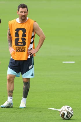 Argentina™s forward Lionel Messi takes part in an MD-1 training session one day ahead of the 2026 World Cup semi- final match between England and Argentina, at Atlanta United FC Training Center, on July 14, 2026 in Marietta, Georgia, United States.¨(Photo by Alejandro PAGNI PHOTOxPHOTO) MARIETTA UNITED STATES *** Argentina™s forward Lionel Messi takes part in a Day 1 training session one day before the 2026 World Cup semifinal match between England and Argentina, at the Atlanta United FC Training Center, on July 14, 2026, in Marietta, Georgia, United States ¨ Photo by Alejandro PAGNI PHOTOxPHOTO MARIETTA UNITED STATES Copyright: xALEJANDROxPAGNIx