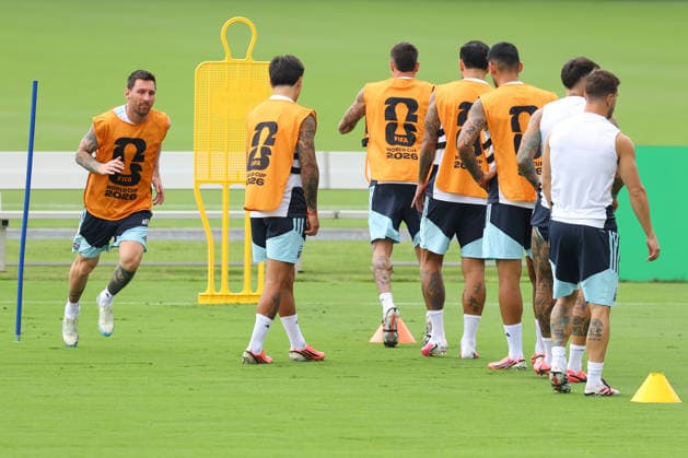 Argentina™s forward Lionel Messi takes part in an MD-1 training session one day ahead of the 2026 World Cup semi- final match between England and Argentina, at Atlanta United FC Training Center, on July 14, 2026 in Marietta, Georgia, United States.¨(Photo by Alejandro PAGNI PHOTOxPHOTO) MARIETTA UNITED STATES *** Argentina™s forward Lionel Messi takes part in a Day 1 training session one day before the 2026 World Cup semifinal match between England and Argentina, at the Atlanta United FC Training Center, on July 14, 2026, in Marietta, Georgia, United States ¨ Photo by Alejandro PAGNI PHOTOxPHOTO MARIETTA UNITED STATES Copyright: xALEJANDROxPAGNIx