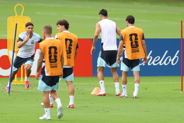 Argentina™s forward Lionel Messi takes part in an MD-1 training session one day ahead of the 2026 World Cup semi- final match between England and Argentina, at Atlanta United FC Training Center, on July 14, 2026 in Marietta, Georgia, United States.¨(Photo by Alejandro PAGNI PHOTOxPHOTO) MARIETTA UNITED STATES *** Argentina™s forward Lionel Messi takes part in a Day 1 training session one day before the 2026 World Cup semifinal match between England and Argentina, at the Atlanta United FC Training Center, on July 14, 2026, in Marietta, Georgia, United States ¨ Photo by Alejandro PAGNI PHOTOxPHOTO MARIETTA UNITED STATES Copyright: xALEJANDROxPAGNIx