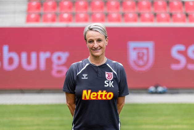 SSV Jahn Regensburg ; 3.Liga, Porträttermin 2026 2027, Katja Schöppl (Teammangerin); SSV Jahn Regensburg; 3.Liga, Porträttermin 2026 2027, DFL REGULATIONS PROHIBIT ANY USE OF PHOTOGRAPHS AS IMAGE SEQUENCES AND OR QUASI-VIDEO. *** SSV Jahn Regensburg 3. Liga, Photo Shoot 2026–2027, Katja Schöppl, Team Manager, SSV Jahn Regensburg, 3rd Division, Photo Shoot 2026–2027, DFL regulations prohibit any use of photographs as image sequences and or quasi-video