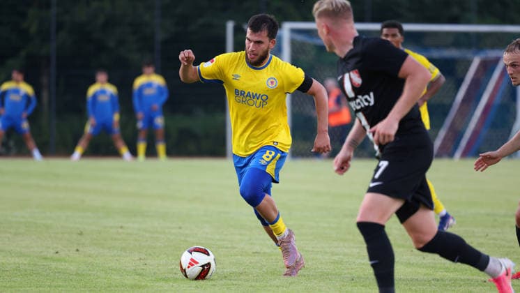 Eintracht BS vs TSV Havelse, Testspiel Wolfenbüttel, 14.07.2026, Fussball, Herren, Saiion 2026 27, Eintracht Braunschweig vs TSV Havelse, Testspiel, Mehmet Can Aydin (Eintracht Braunschweig) Niedersachsen Deutschland *** Eintracht BS vs. TSV Havelse, Friendly Match in Wolfenbüttel, July 14, 2026, Soccer, Men’s, 2026–27 Season, Eintracht Braunschweig vs. TSV Havelse, Friendly Match, Mehmet Can Aydin, Eintracht Braunschweig, Lower Saxony, Germany