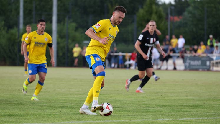 Eintracht BS vs TSV Havelse, Testspiel Wolfenbüttel, 14.07.2026, Fussball, Herren, Saiion 2026 27, Eintracht Braunschweig vs TSV Havelse, Testspiel, Maximilian Entrup (Eintracht Braunschweig) Niedersachsen Deutschland *** Eintracht BS vs. TSV Havelse, Friendly Match in Wolfenbüttel, July 14, 2026, Soccer, Men’s, 2026–27 Season, Eintracht Braunschweig vs. TSV Havelse, Friendly Match, Maximilian Entrup, Eintracht Braunschweig, Lower Saxony, Germany