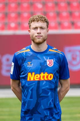 SSV Jahn Regensburg ; 3.Liga, Porträttermin 2026 2027, Hannes Hermann; SSV Jahn Regensburg; 3.Liga, Porträttermin 2026 2027, DFL REGULATIONS PROHIBIT ANY USE OF PHOTOGRAPHS AS IMAGE SEQUENCES AND OR QUASI-VIDEO. *** SSV Jahn Regensburg 3. Liga, Photo Shoot 2026–2027, Hannes Hermann, SSV Jahn Regensburg, 3rd Division, Portrait Session 2026–2027, DFL regulations prohibit any use of photographs as image sequences and or quasi-video