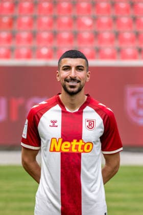 SSV Jahn Regensburg ; 3.Liga, Porträttermin 2026 2027, Nassim Boujellab; SSV Jahn Regensburg; 3.Liga, Porträttermin 2026 2027, DFL REGULATIONS PROHIBIT ANY USE OF PHOTOGRAPHS AS IMAGE SEQUENCES AND OR QUASI-VIDEO. *** SSV Jahn Regensburg 3rd Division, Photo Shoot 2026–2027, Nassim Boujellab SSV Jahn Regensburg 3rd Division, Photo Shoot 2026–2027, DFL regulations prohibit any use of photographs as image sequences and or quasi-video