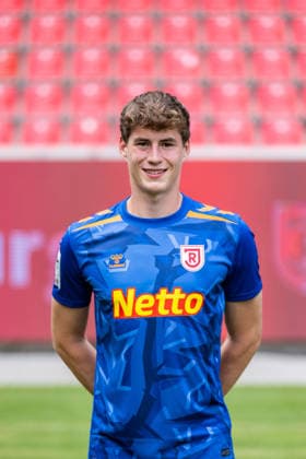 SSV Jahn Regensburg ; 3.Liga, Porträttermin 2026 2027, Max Schmitt; SSV Jahn Regensburg; 3.Liga, Porträttermin 2026 2027, DFL REGULATIONS PROHIBIT ANY USE OF PHOTOGRAPHS AS IMAGE SEQUENCES AND OR QUASI-VIDEO. *** SSV Jahn Regensburg 3. Liga, Photo Shoot 2026–2027, Max Schmitt, SSV Jahn Regensburg, 3rd Division, Portrait Session 2026–2027, DFL regulations prohibit any use of photographs as image sequences and or quasi-video