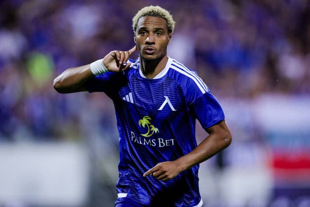 Football - UEFA Champion™s League - 1st qualifying round - PFC Levski vs Borac Banja Luka - 14.07.2026 SOFIA, BULGARIA - JULY 14: Armstrong Oko-Flex, 11 of PFC Levski during the UEFA Champion™s League 2026 27 Qualifying Round first leg match between PFC Levski vs FK Borac (Banja Luka) at Georgi Asparuhov Stadium on July 14th, 2026 in Sofia, Bulgaria. Copyright: xYulianxTodorovx