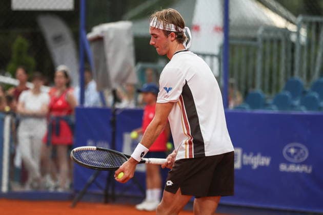Umag 14.07.2026. Tenis PLAVA LAGUNA CROATIA OPEN Tennis PLAVA LAGUNA CROATIA OPEN Nz Lukas Neumayer Fot. Kacper Staniec NEWSPIX.PL --- newspix.pl 