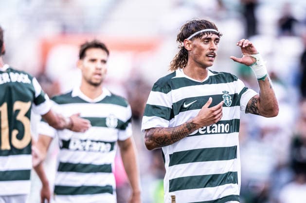 July 14, 2026, Faro, Faro, Portugal: Ricardo Mangas of Sporting CP celebrates scoring his sides third goal of the match during the Pre-Season Firiendly match between Sporting CP and Celtic FC at Estadio do Algarve in Faro on July 14, 2026 Faro Portugal - ZUMAg283 20260714_zsp_g283_029 Copyright: xJoaoxGregoriox