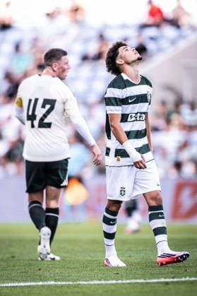July 14, 2026, Faro, Faro, Portugal: Flavio Goncalves of Sporting CP reacts during the Pre-Season Firiendly match between Sporting CP and Celtic FC at Estadio do Algarve in Faro on July 14, 2026 Sporting CP X Celtic FC - Pre-Season Friendly Desafios Betano  - ZUMAg283 20260714_zsp_g283_040 Copyright: xJoaoxGregoriox